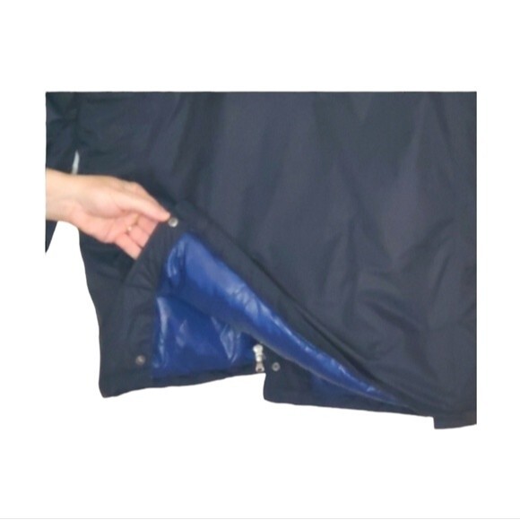 Tommy Hilfiger Puffer Coat Men Large Blue Vintage Style 6 Pocket - Picture 7 of 8